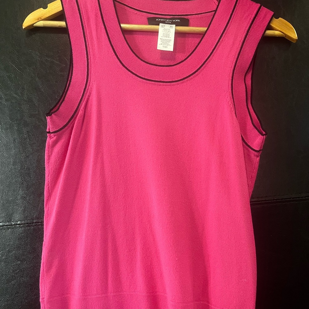 Pink Sleeveless Top